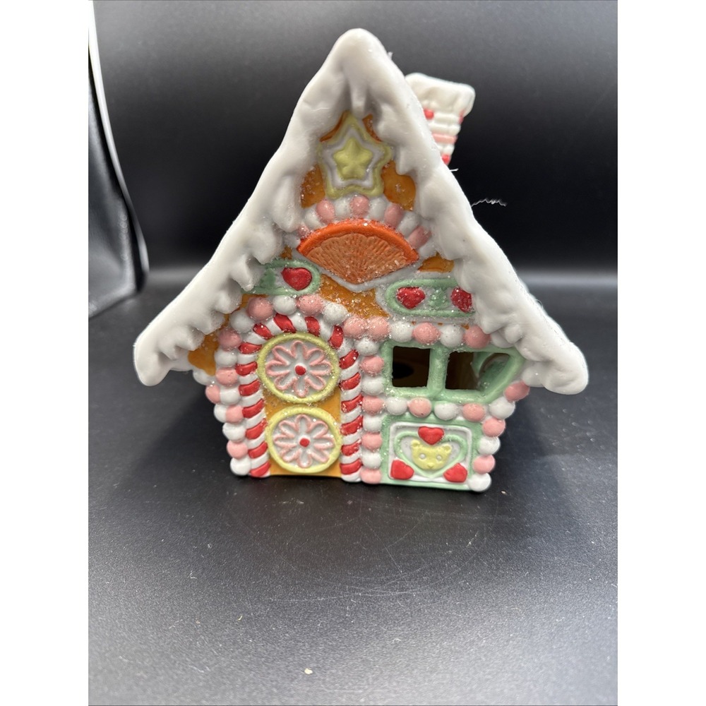 🏠🎄 VTG Department 56 Gingerbread House 1986 Pastel (no Light Included)